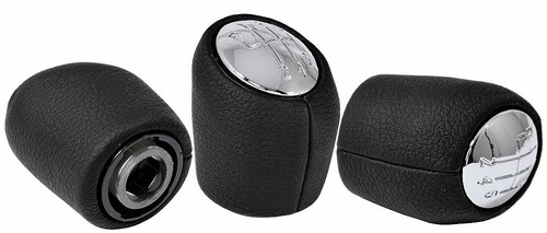 RENAULT LAGUNA II 2001-2007 POMMEAU LEVIER DE VITESSE + 2 SOUFFLETS CUIR NOIR - Afbeelding 2 van 3