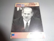 1991 Pro Set Desert Storm Card #78 Leader James Baker