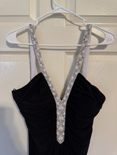 JS Boutique Black  White Evening Gown Dress Size 12
