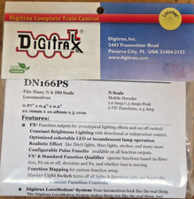 Digitrax DN166PS  New 2025  N or HO Scale  DCC Motor Decoder  8 Pin Plug