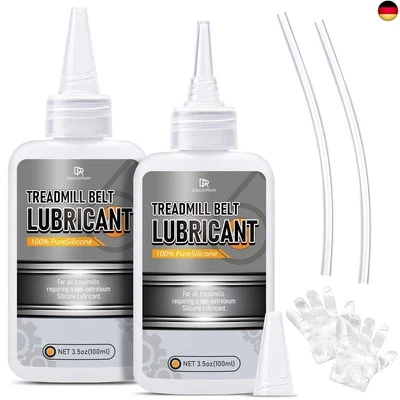 BESUCHE DEN DECORROM-STORE Silikonöl Laufband Öl 200ml - 100% Reines Silikon Laufbänder Schmiermittel für B
