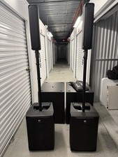 Pair of RCF EVOX J8 PA Speakers, Black