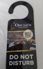 VINTAGE MOTEL DOOR HANG TAG  -  OSCAR'S STEAKHOUSE  BEST LAS VEGAS — photo 1