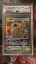 (PSA 10) Eevee & Snorlax GX 120/181 SM: Team Up - Holo on eBay