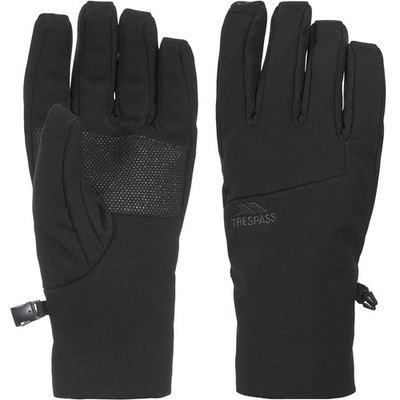 Trespass Royce leichte Softshellhandschuhe für Erwachsene - schwarz