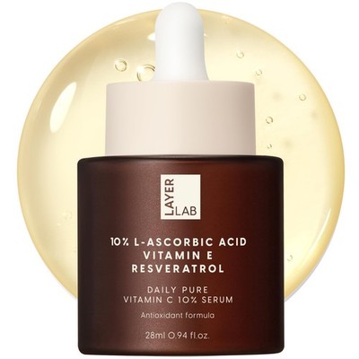 10% Vitamin C Radiance Serum with Resveratrol & Vitamin E | Potent Antioxidan...