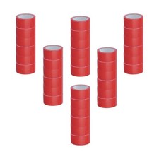 Red Packing Adhesive Packing Tape 1.88 Inch x 55 Yards 2 Mil 72 Rolls