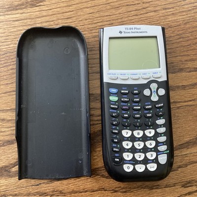 Texas Instruments TI-84 Plus Graphing Calculator With Cover - Broken - FOR PARTS