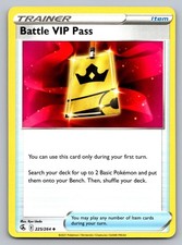 Battle VIP Pass 225/264 Uncommon Fusion Strike Pokemon TCG Card NM 2021
