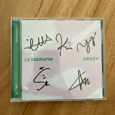LESSERAFIM 直筆サイン Le Sserafim Crazy Japan ver. All member Signed Album | eBay