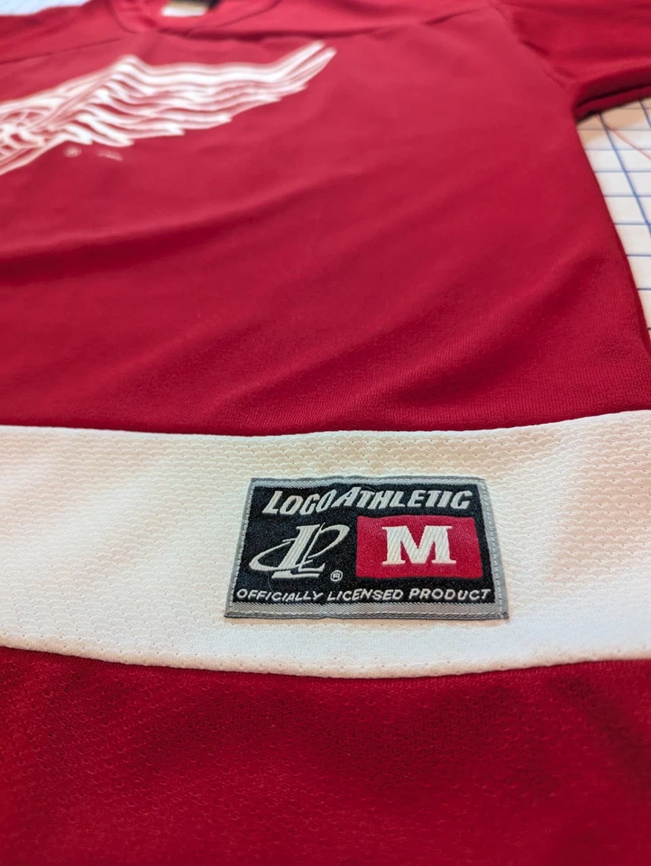 NHL Red Wings #91 Fedorov, logotipo auténtico, talla M Foto 4 de 4