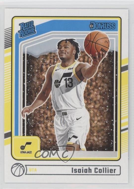 2024-25 Panini Donruss Rated Rookie Winter Isaiah Collier #237 1lm5