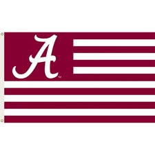 BSI PRODUCTS, INC. - Alabama Crimson Tide 3’x5’ Flag with Heavy-Duty Brass...