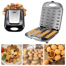 24-Hole Electric Walnut Cookie Maker - Mini N...