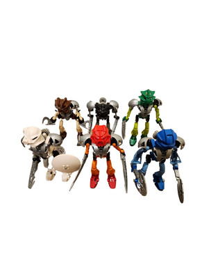 LEGO Bionicle Toa Nuva All Six Complete Figures | eBay