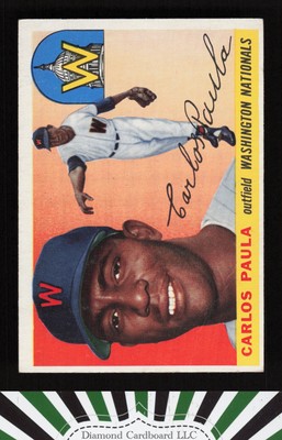 1955 Topps #97 Carlos Paula VG e