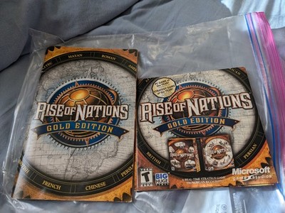 Rise of Nations: Gold Edition (PC, 2004) No Box