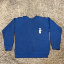 Vintage 80s Pillsbury Doughboy Blue Crewneck Sweatshirt America's Finest Small S