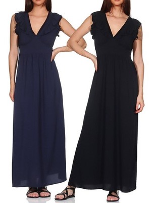Vero Moda Damen Kleid Maxikleid Sommerkleid langes Damenkleid VMEasy Joy Ankle