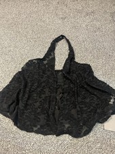 Black Halter Neck Missguided Top Large BNWT