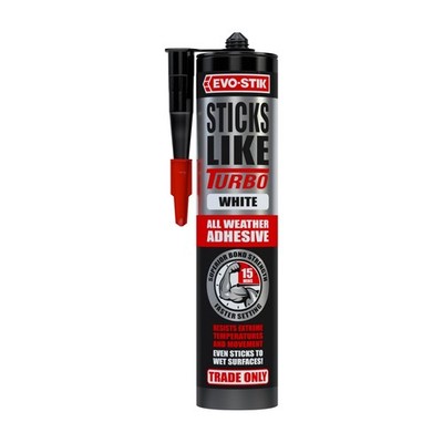EVO-STIK Sticks wie Turbo Adhesive weiß - 290ml - Allwetter 290ml, 