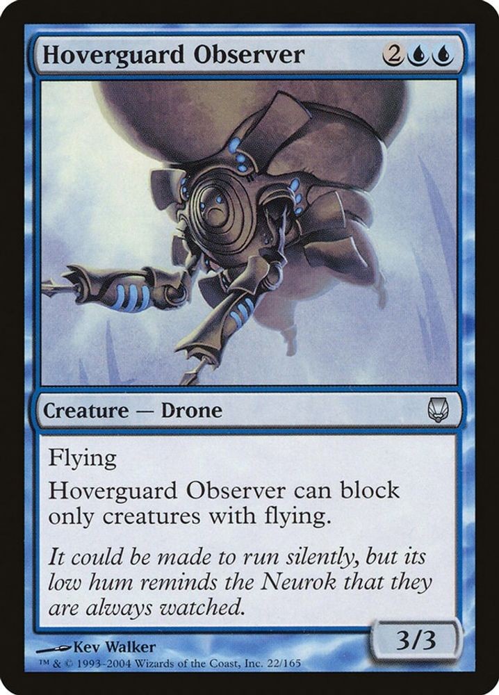 2004 Magic: The Gathering: Darksteel - Hoverguard Observer (#22, U, Near Mint)