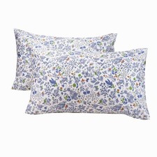 2 Piece White Queen Size Pillow Cases, 100 Cotton Pillowcase Covers, 20x30 I...