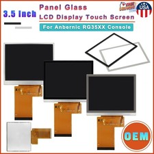 3.5" OEM LCD Display Touch Screen Assembly Panel Glass Cover For Anbernic RG35XX