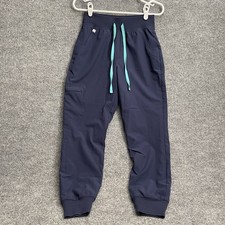 Figs Scrub Pants Joggers Womens Sz XS/P Blue W23SW2008P