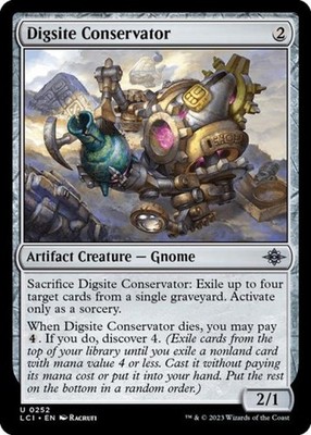 Digsite Conservator - NM Foil U : The Lost Caverns of Ixalan