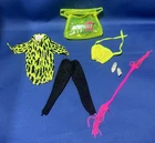 1986 Vintage Barbie & the Rockers Concert Tour Fashion 3394 Outfit & Bag