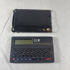 VTG Seiko Instruments SII Electronic Solar Pocket Thesaurus Spell Checker 1980's