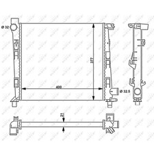 NRF K&Uuml;HLER MOTORK&Uuml;HLUNG 1685001802 NEU DE STOCK