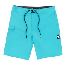 NWT Volcom Boys Lido Solid Board Shorts Surf Swimwear Vacation Summer Resort