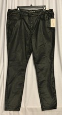 New UNIVERSAL THREAD Womens Size 16 Black Faux Leather Pants NWT High Rise