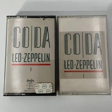 Led Zeppelin  Coda (1982) Original VTG 2 Cassette Tapes W/ Different Covers