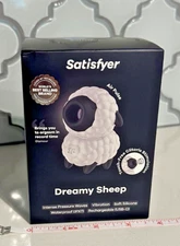 NIB Satisfyer Dreamy Sheep Air Pulse Vibrator Sex Toy Silicone Rechargeable