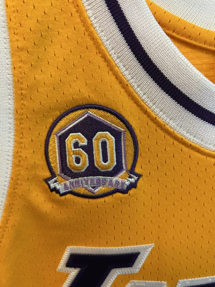 KOBE BRYANT Los Angeles LAKERS 60th Anniversary 2007 MITCHELL & NESS Jersey M 40 - Image 4 of 4