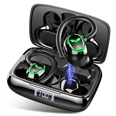 Kabellose Ohrhörer, Bluetooth 5.3-Kopfhörer Mit Dual-Mikrofon, 48-Stunden-Spielz
