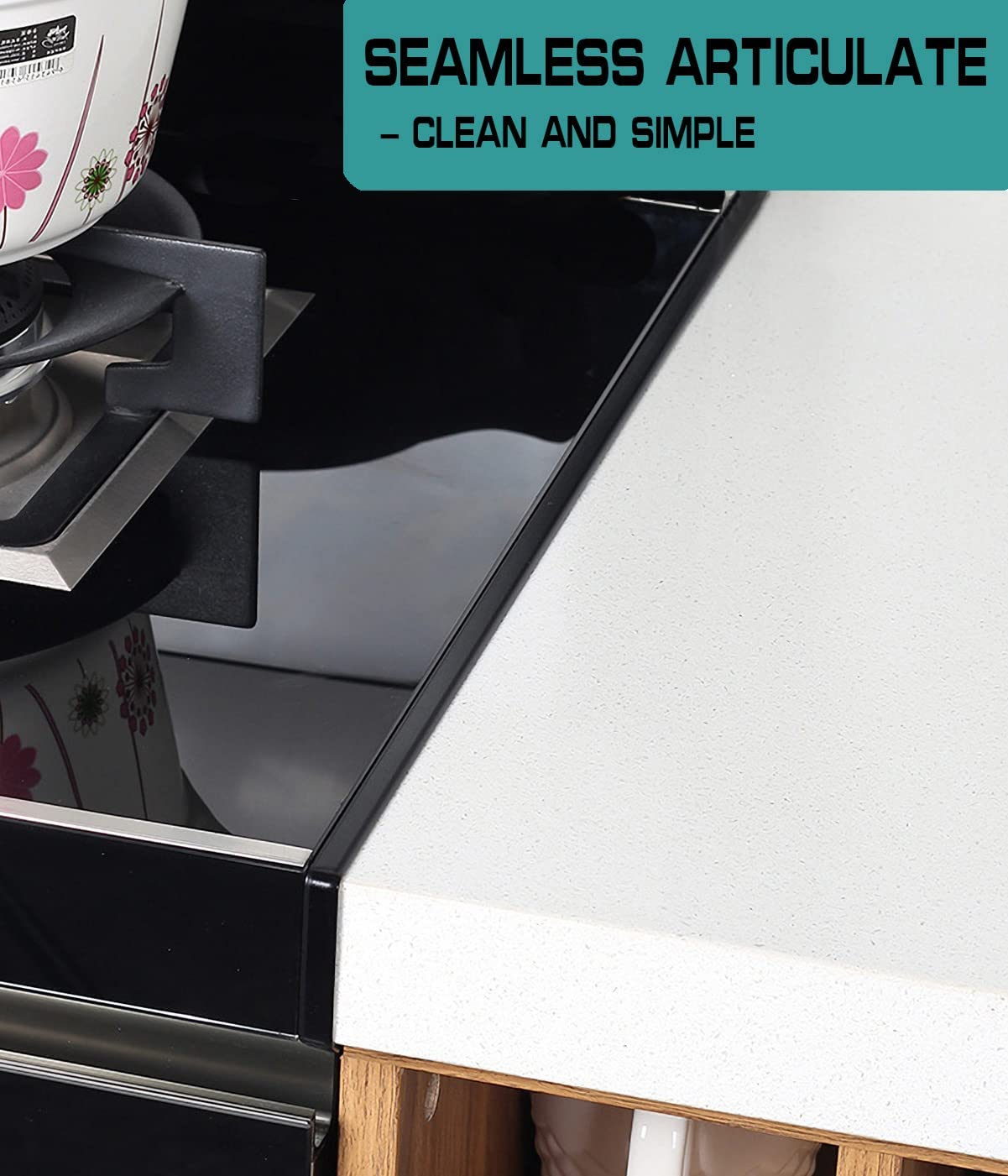 2 Pack 25.6'' Stove Gap Covers, Kitchen Stove Guard High Strength Aluminum, Gap eBay