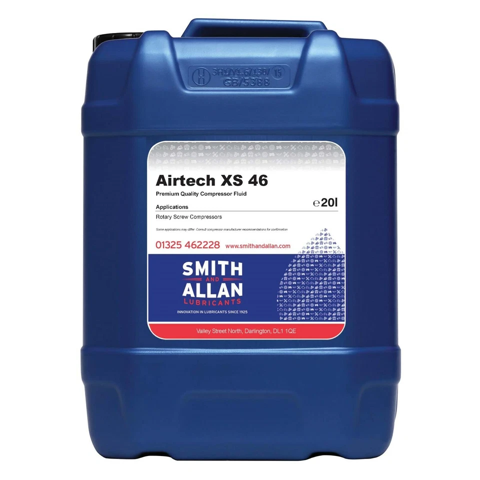 SMITH & ALLAN Airtech XS 46 Rotary Screw Compressor Oil 20 Litre 20L