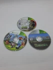 Minecraft Terraria Plants Vs Zombies Garden Lot of 3 Xbox 360 Tested DISC ONLY