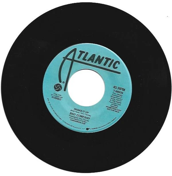 Bad Company - No Smoke Without A Fire 7" Promotional 45 RPM Single - Image 2 of 4