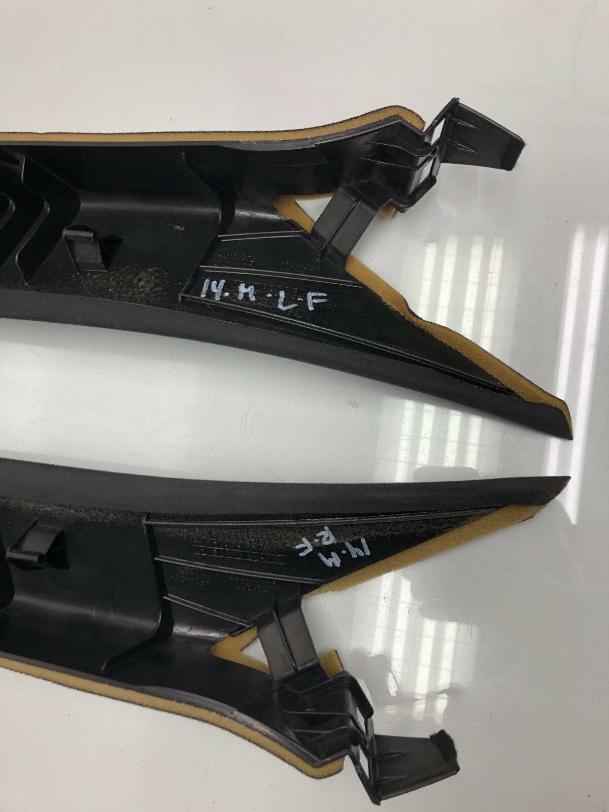 2014 - 2017 Maserati Ghibli Driver & Passenger A Pillar Panel Cover Pair OEM
