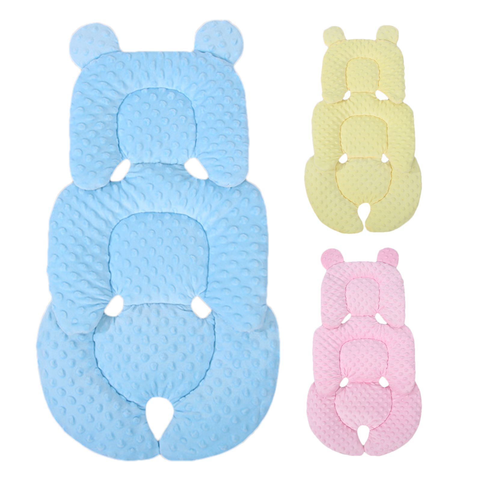 Soft Infant Baby Stroller Mat Double-Sided Toddler Baby Pushchair Liner Pad