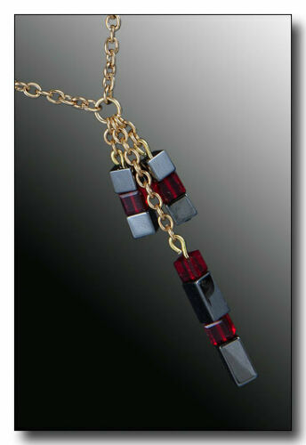 Collier tourmaline noire perles de 4 à 10mm 42 à 45cm