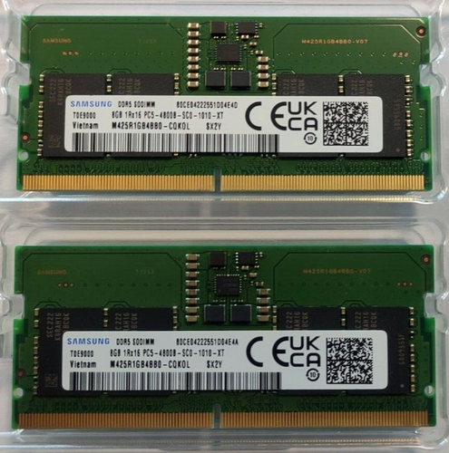 SAMSUNG DDR5 SODIMM 8GB PC5-4800B-SC0-1010-XT | eBay