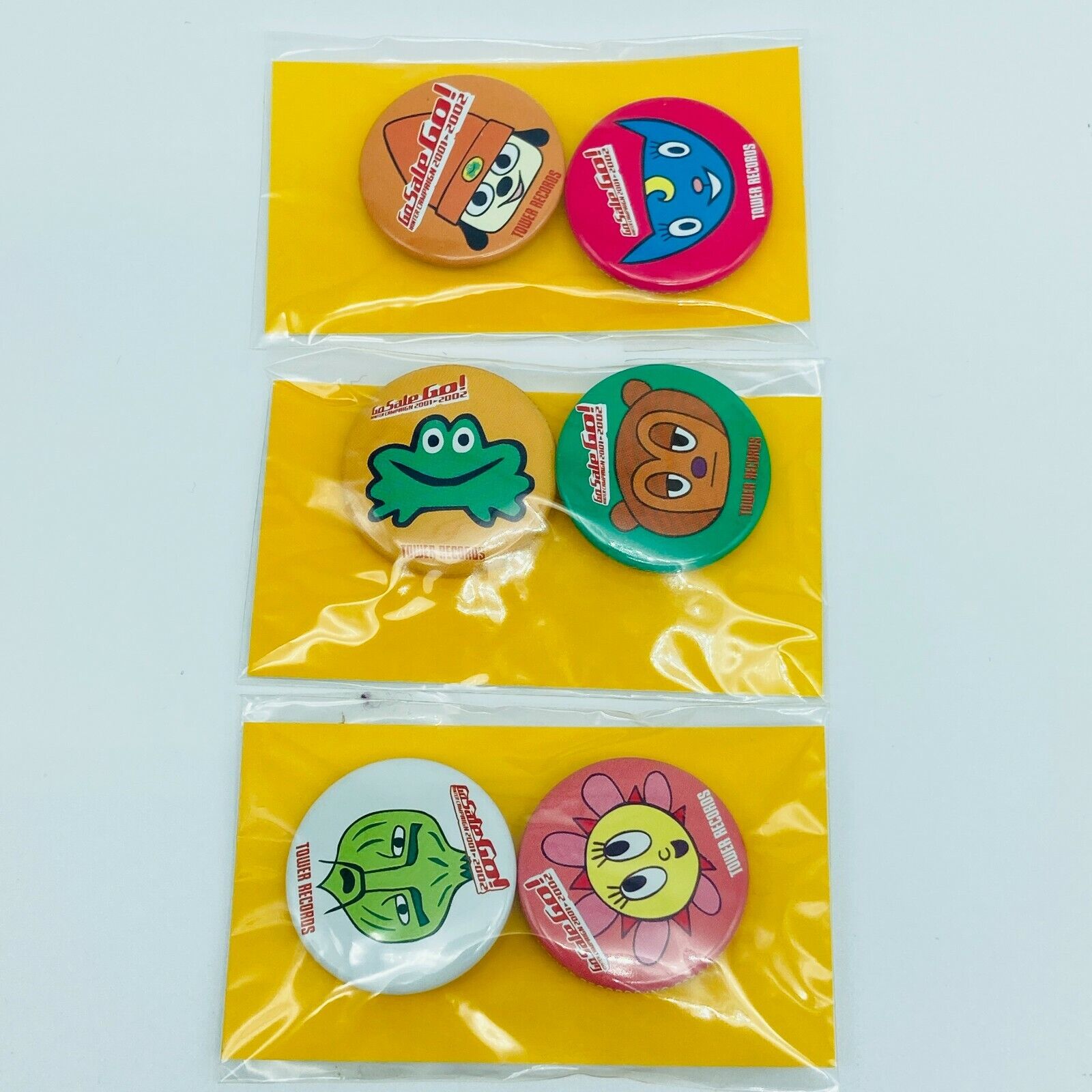 PARAPPA THE RAPPER Vintage 6 Character Stamp Set Japan PlayStation Sony