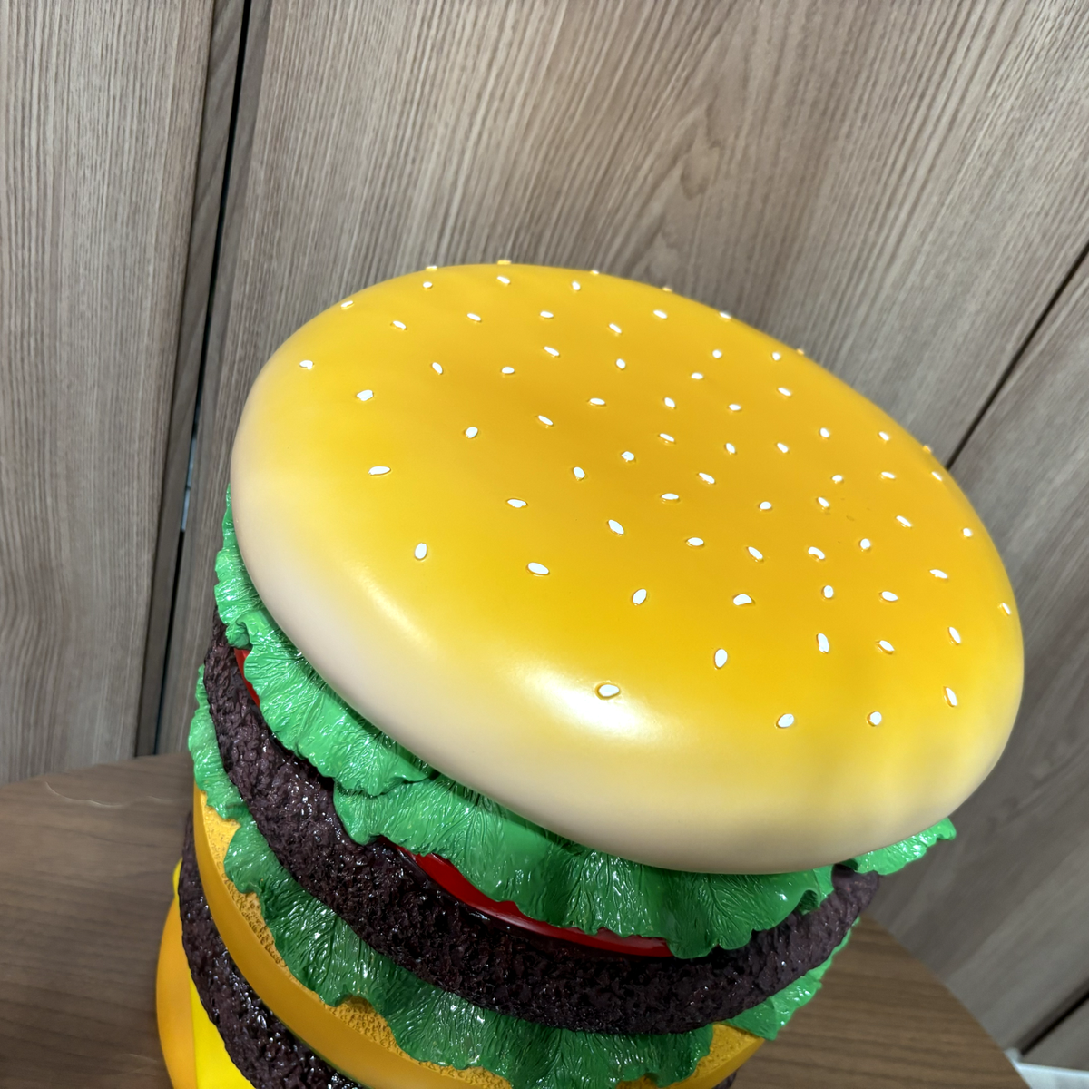Chair Giant Realistic Food Stool Chair Hamburger Goods Variety