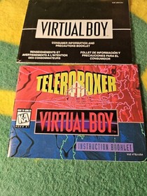 Teleroboxer Nintendo Virtual Boy Complete With Inserts